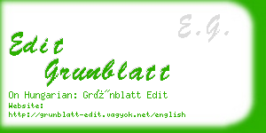 edit grunblatt business card